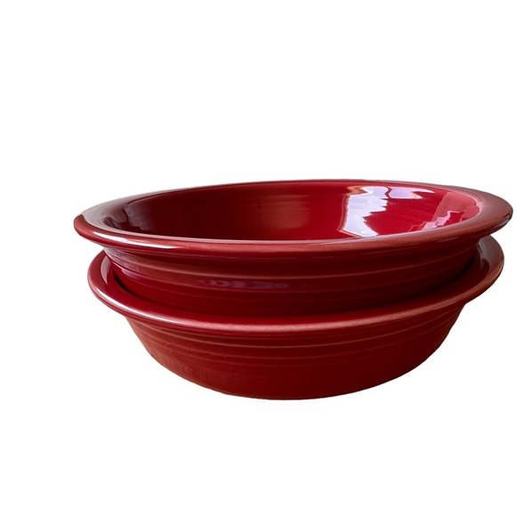 HLC Fiestaware Dining Vintage Red Hlc Fiestaware 7 Cereal Bowls Set